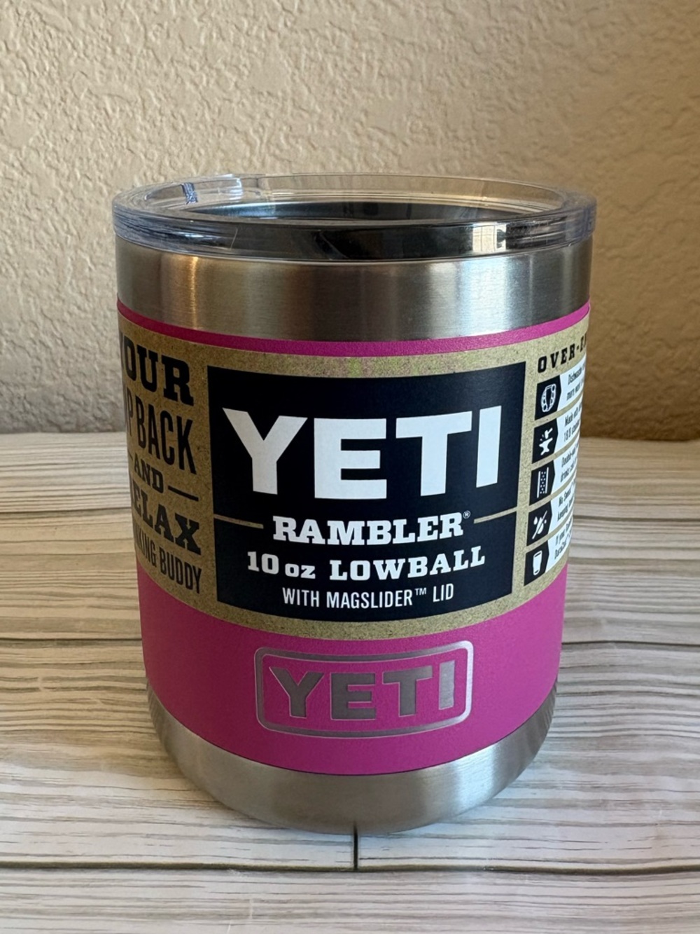 RETIRED 🩷LE YETI Rambler 10 oz Lowball - Prickly Pear Pink